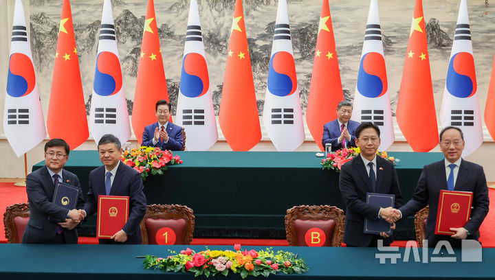 한중, 황사·사막화예방 폐기물 정책 등 환경·기후 협력 논의