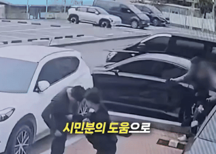 경찰 추격전 중 갑자기 합류한 시민…알고 보니 군인