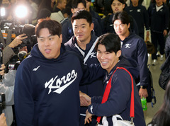 야구대표팀 최종 엔트리 앞두고 WBC 1차 캠프 전지훈련 출국 [뉴시스Pic] 