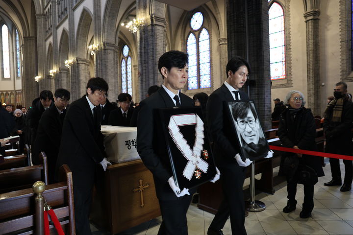 '국민배우' 마지막 길…안성기, 원히 잠들다" [뉴시스Pic]