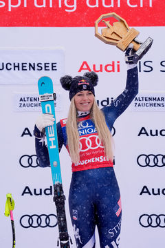 '스키 여제' 린지 본, 알파인스키 월드컵 시즌 두 번째 우승