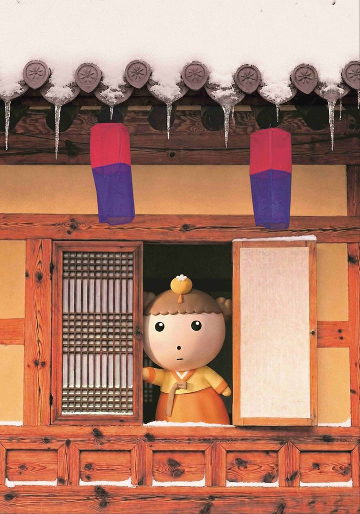 완결 후에도 인기…네이버웹툰 '마루', 엘르 화보 모델 데뷔