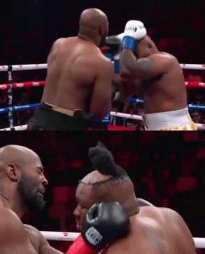 펀치 한 방에 가발 '훌러덩'…복서의 돌발 해프닝