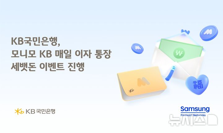KB국민은행, '모니모 매일이자 통장' 세뱃돈 이벤트