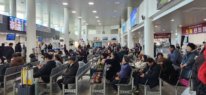 설 연휴 경남지역 바닷길 이용객 18% 증가…3만4024명 이용