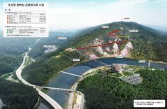 '영동 초강천 빙벽장' 관광 명소화, 12월 준공한다