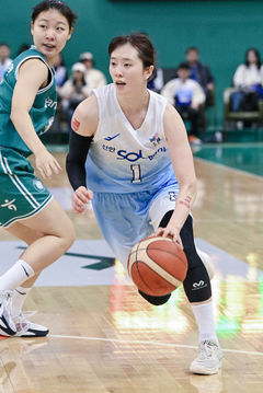 여자농구 꼴찌 신한은행, 선두 하나은행 제압…신이슬 더블더블