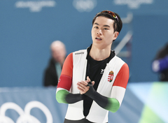 '음주운전→헝가리 행' 스피드 김민석, 노메달로 밀라노 올림픽 마무리 [뉴시스Pic]