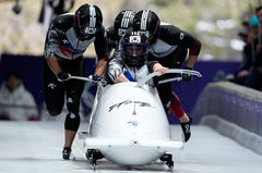 봅슬레이 4인승 김진수팀, 1·2차 시기 8위[2026 동계올림픽]