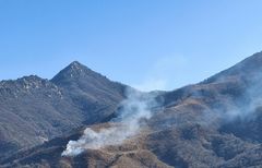 양평 옥천면 야산서 산불…50여분 만에 진화