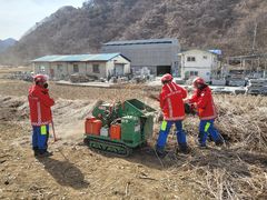 [청주소식]시, 영농부산물 파쇄 작업 지원 등
