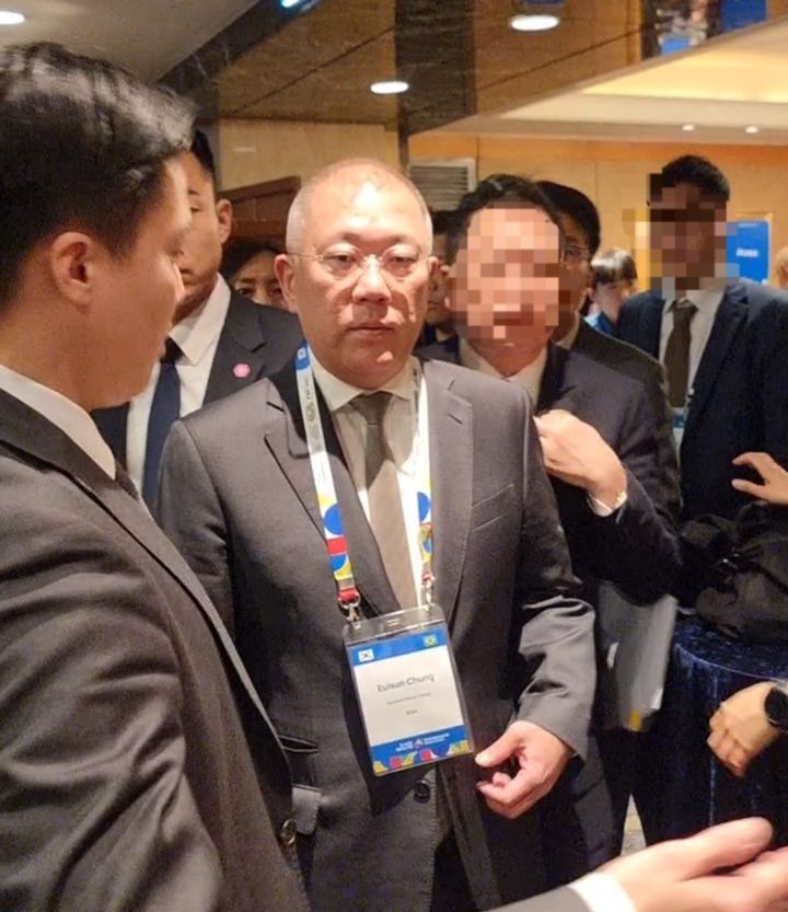 [현장] 이재용·정의선·구광모·정기선, 룰라 브라질 대통령 만나 "산업협력 논의"