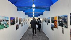 통영대교 사진·영상전, 1만5740여 명 현장 관람 '호응'