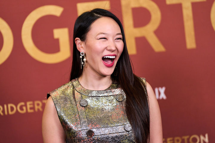 '브리저튼4' 파트2 시사회서 활짝 웃는 하예린