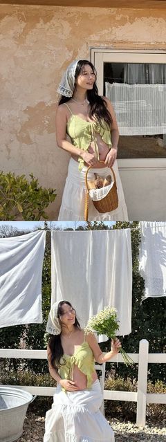 나비, 만삭 맞아? 크롭톱 입고 파격 화보