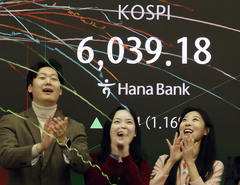 코스피 '6000피 시대' 개막 오천피 한달만에 또 새 역사