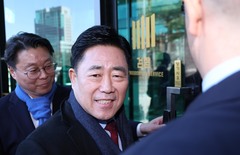 '통일교 금품 수수 의혹' 김규환 "윤영호, 멀리서 인사 한 적 있어" [뉴시스Pic]