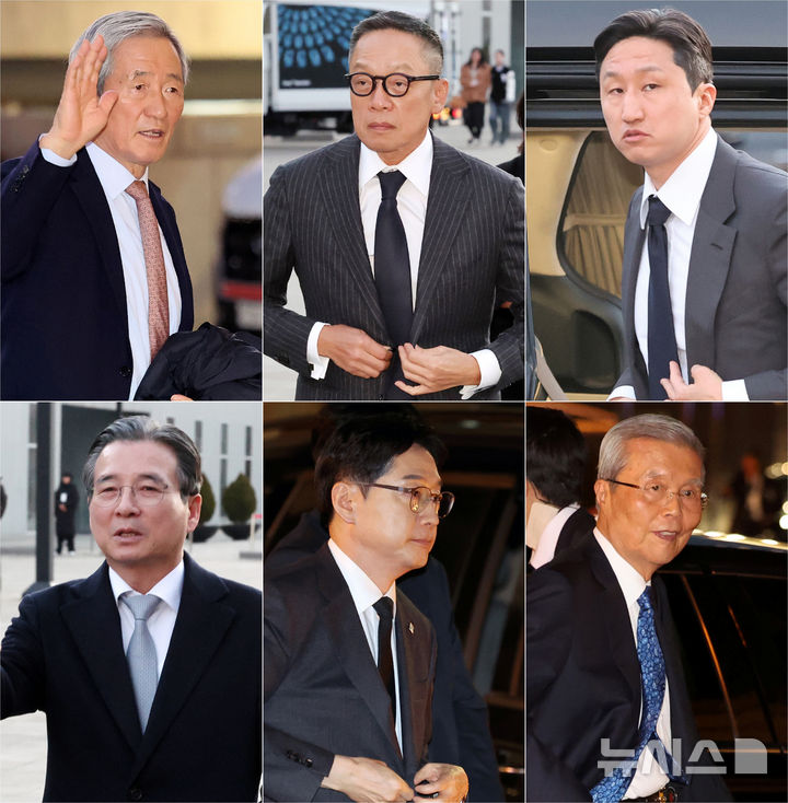 고 정주영 추모 음악회 참석한 정재계 인사들