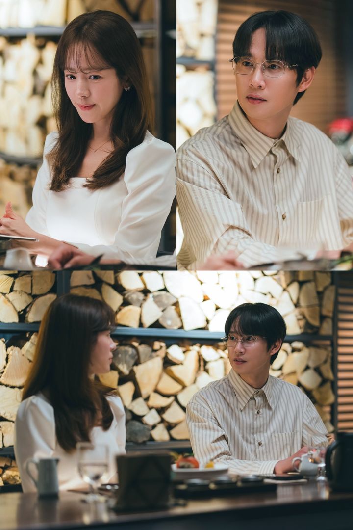 한지민·박성훈, 설렘 가득 소개팅…'미혼남녀의 효율적 만남'