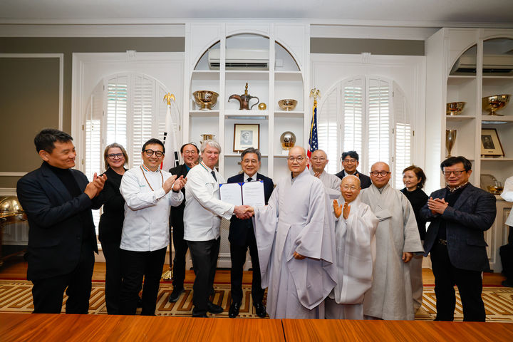 美CIA에 사찰음식 들어간다?…불교문화사업단 '맛있는 공조'