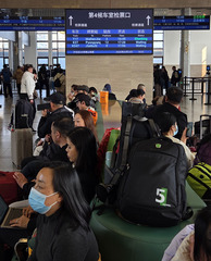 평양행 열차에 베이징역도 '들썩'…감시 눈길도[르포]