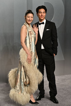 예비 신랑과 오스카 파티 참석한 이재