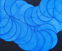 추상화가 김영선 "점과 원으로 그린 생성의 세계"[아트서울]