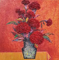 꿈틀대는 생의 형상…김숙 ‘맨드라미’ 회화[아트서울]