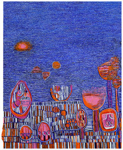 그물망처럼 직조된 시선…채성숙 ‘공감각 회화’[아트서울]