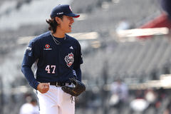 '3회까지 노히트' 두산 곽빈, 부활 예고하는 호투…KT전 6이닝 9K 무실점