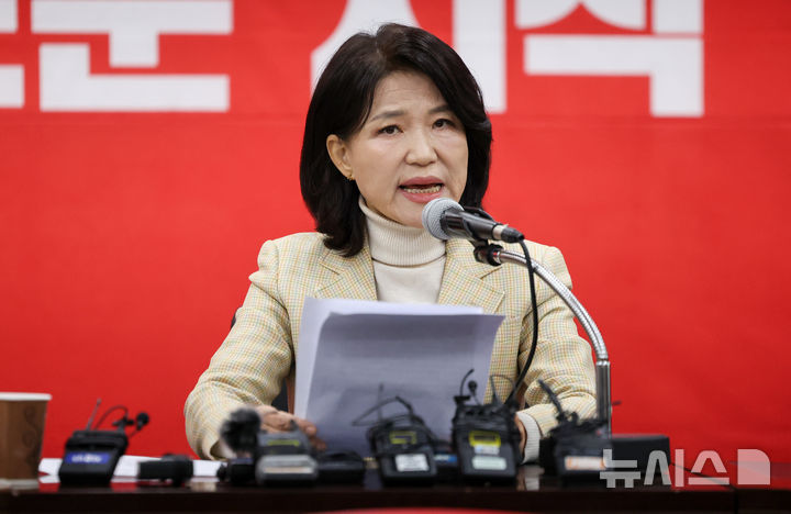 이진숙 "해괴한 컷오프는 능멸이자 대구시민 모욕" [뉴시스Pic]