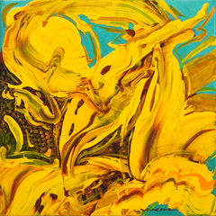 원초적인 생명의 진동…윤옥순 ‘해바라기 회화’[아트서울]