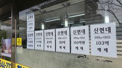 "세금 회피 매물 쏟아져"…강남 대장 압구정현대 급매 속출[르포]