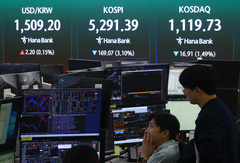 코스피 내리고 환율 오르고