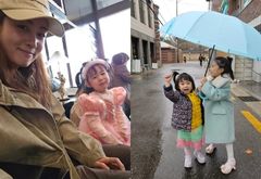 '한의사♥' 강소라 두 딸 공개…배우해도 되겠네