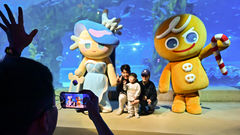 쿠키런, 수족관도 삼켰다… 롯데월드 아쿠아리움 '바다모험전' 성황