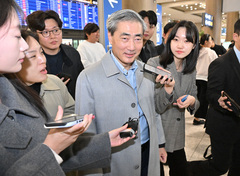 신현송 한국은행 총재 후보자 귀국… "막중한 책임감 느껴" [뉴시스Pic]