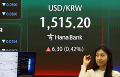 결국 1520원 넘긴 원·달러…금융위기 후 17년만 처음(종합2보)