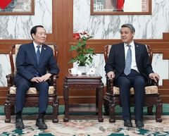 주북中대사, 방북 中경제단체 만나…"협력 기회 살려야"