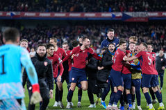 체코, 덴마크 꺾고 20년 만에 월드컵 본선 진출