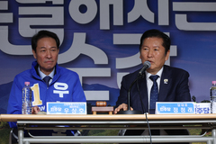 강원 찾은 정청래 "우상호는 대통령이 보낸 사람… 적극 뒷받침할 것" [뉴시스Pic]