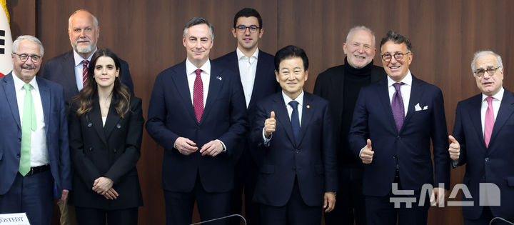 정동영 통일부 장관, EU의회 외교위원회 방한단 면담