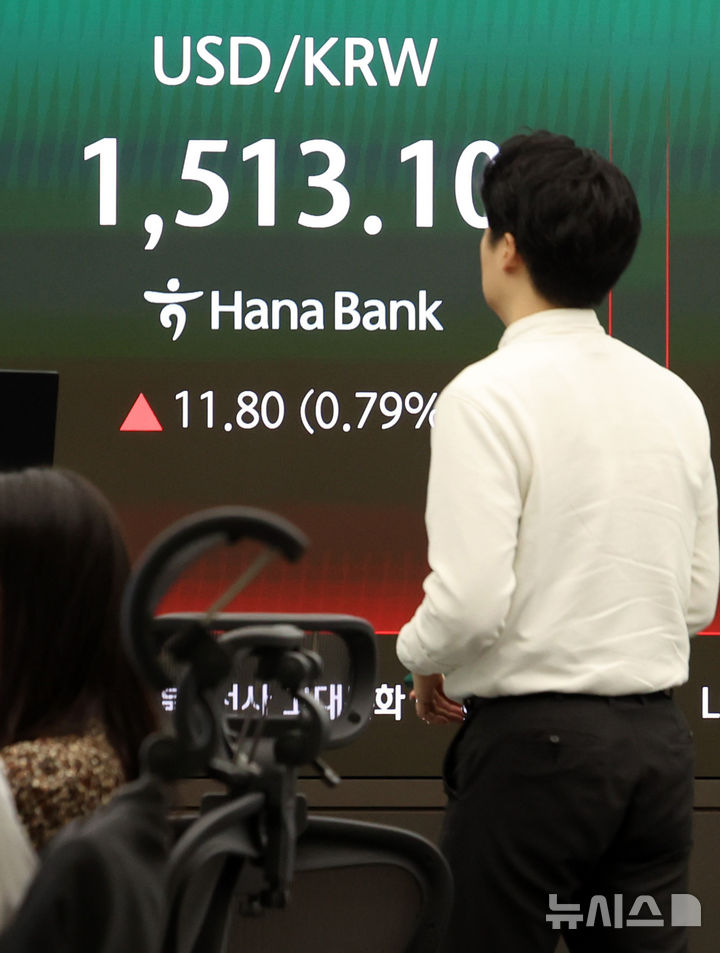 1500원대 유지하는 원·달러 환율