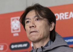 '3월 A매치 완패' 홍명보 "무득점 아쉽지만 유의미한 점 있었다" [뉴시스Pic]