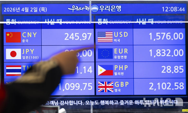 계속 오르는 원달러 환율