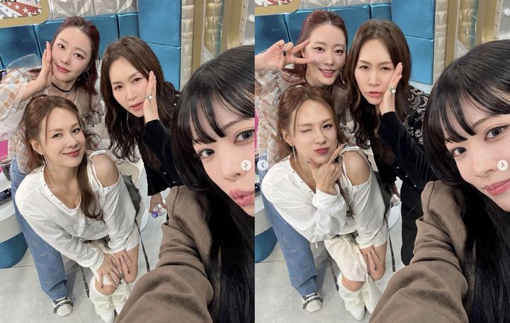 아들 외도 논란 한복판 조갑경…채연과 '라스' 인증샷