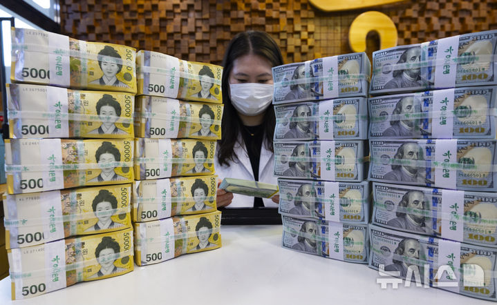 고환율에 외환보유액 감소