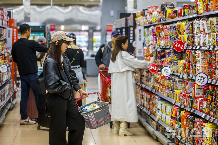 K-푸드 수출 4% 증가, 라면·과자 등 가공식품이 견인