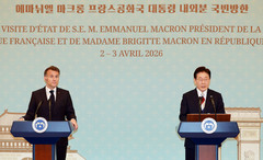 이 대통령 "프랑스와 중동전쟁 공동대응…호르무즈 내 안전한 수송로 확보 협력"