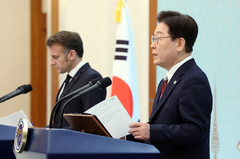 이재명 대통령, 한-프랑스 공동언론발표